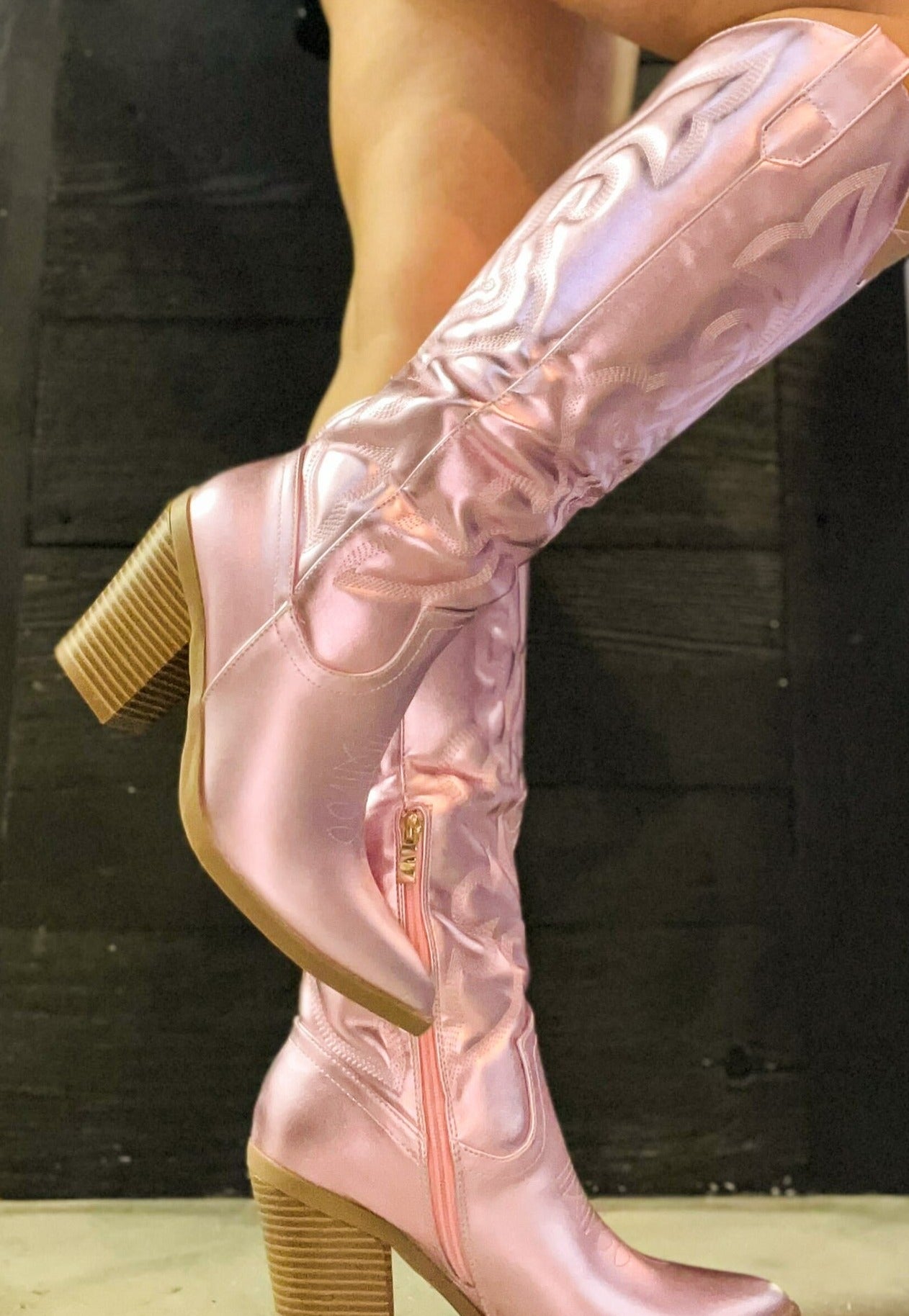 Bubblegum pink boots hotsell