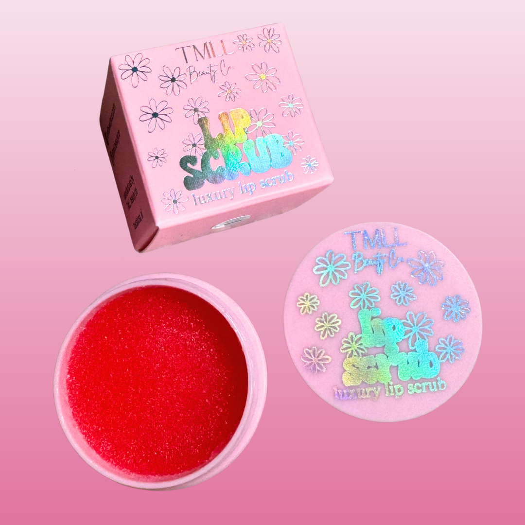 TMLL Luxury Lip Scrub-250 - TMLL Beauty Co - Skincare-TMLL Beauty Co-[option4]-[option5]-[option6]-Leather & Lace Boutique Shop