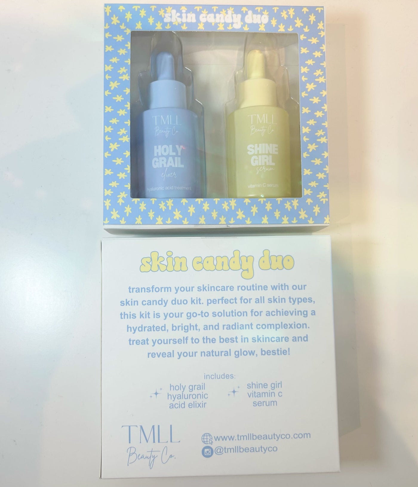 TMLL Skin Candy Duo - Holy Grail & Shine Girl Serums-250 - TMLL Beauty Co-TMLL Beauty Co-[option4]-[option5]-[option6]-Leather & Lace Boutique Shop