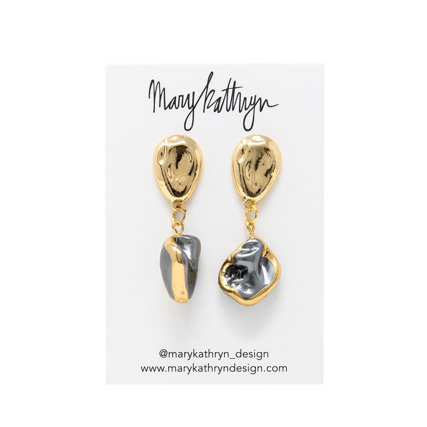 Percy Pearl Drop Earrings-210 - ACCESSORIES DROPSHIP-MKD DS-Black Pearl-[option4]-[option5]-[option6]-Leather & Lace Boutique Shop