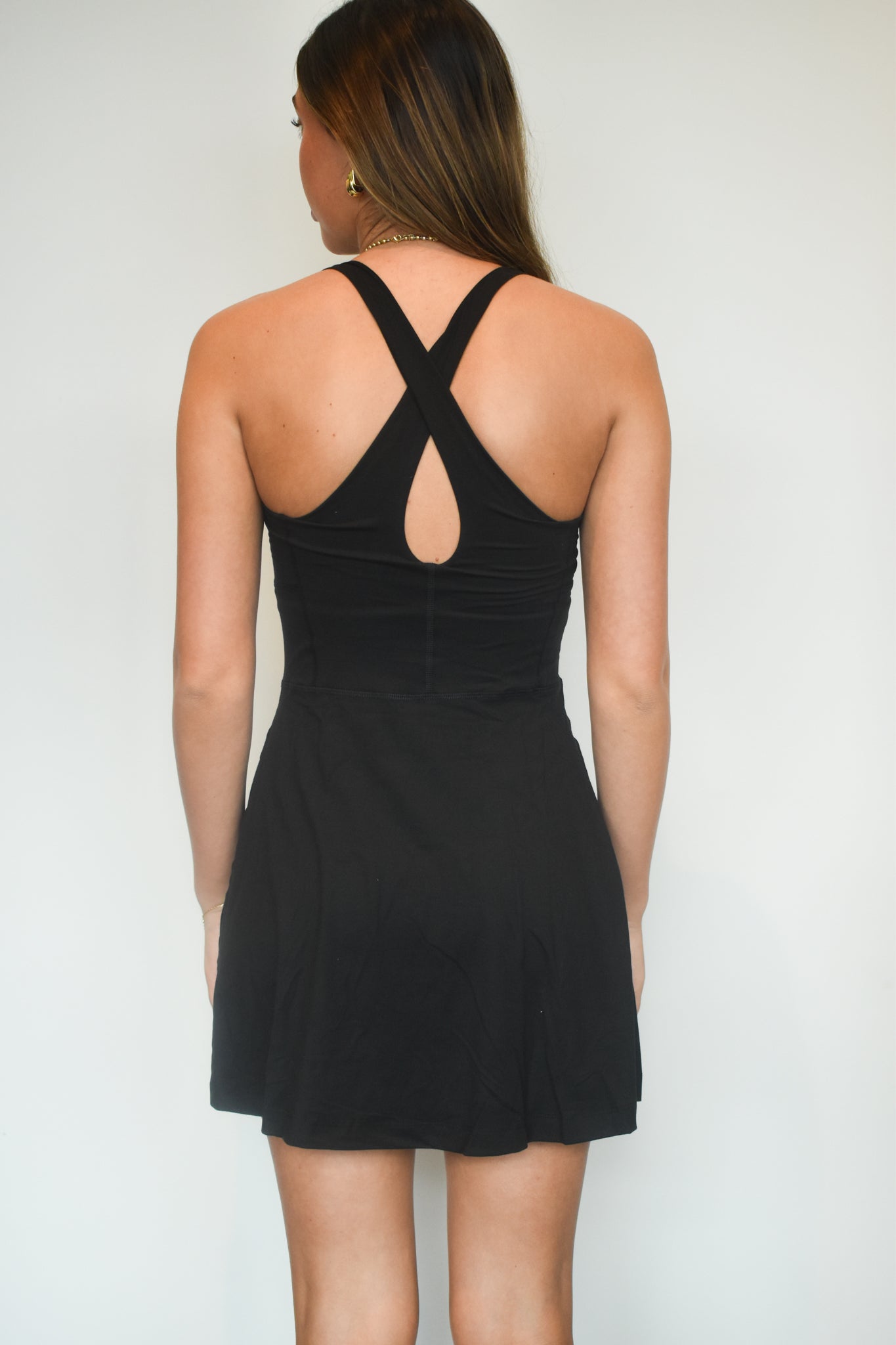 Butter Soft Romper Dress- Black-170 - DRESSES-RAE MODE-[option4]-[option5]-[option6]-Leather & Lace Boutique Shop