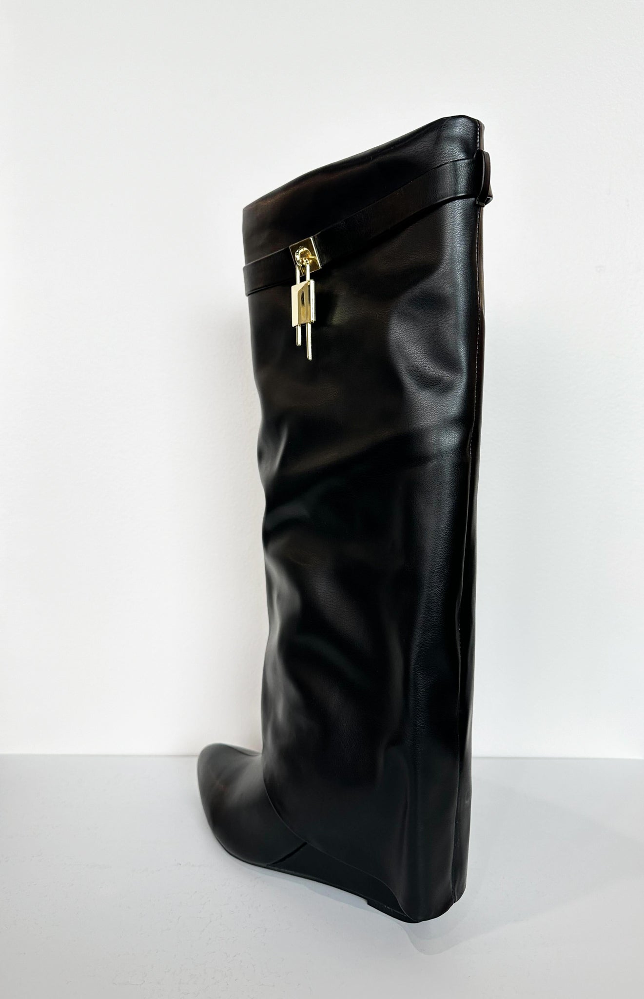 Midnight Rider Pointed Toe Boots-180 - SHOES-LILIANA-[option4]-[option5]-[option6]-Leather & Lace Boutique Shop