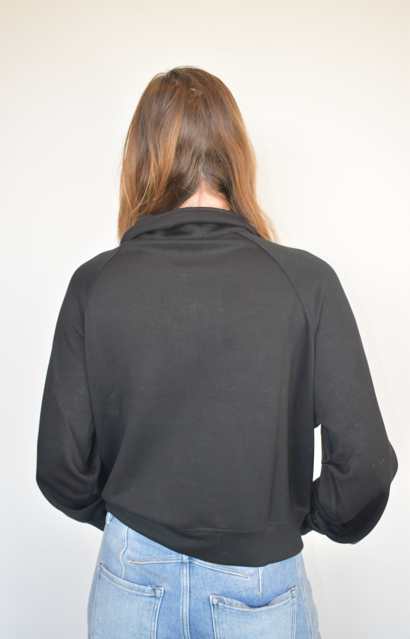 The Classic Quarter Zip - Black-130 - TOPS - SWEATERS/SWEATSHIRTS-HYFVE-[option4]-[option5]-[option6]-Leather & Lace Boutique Shop