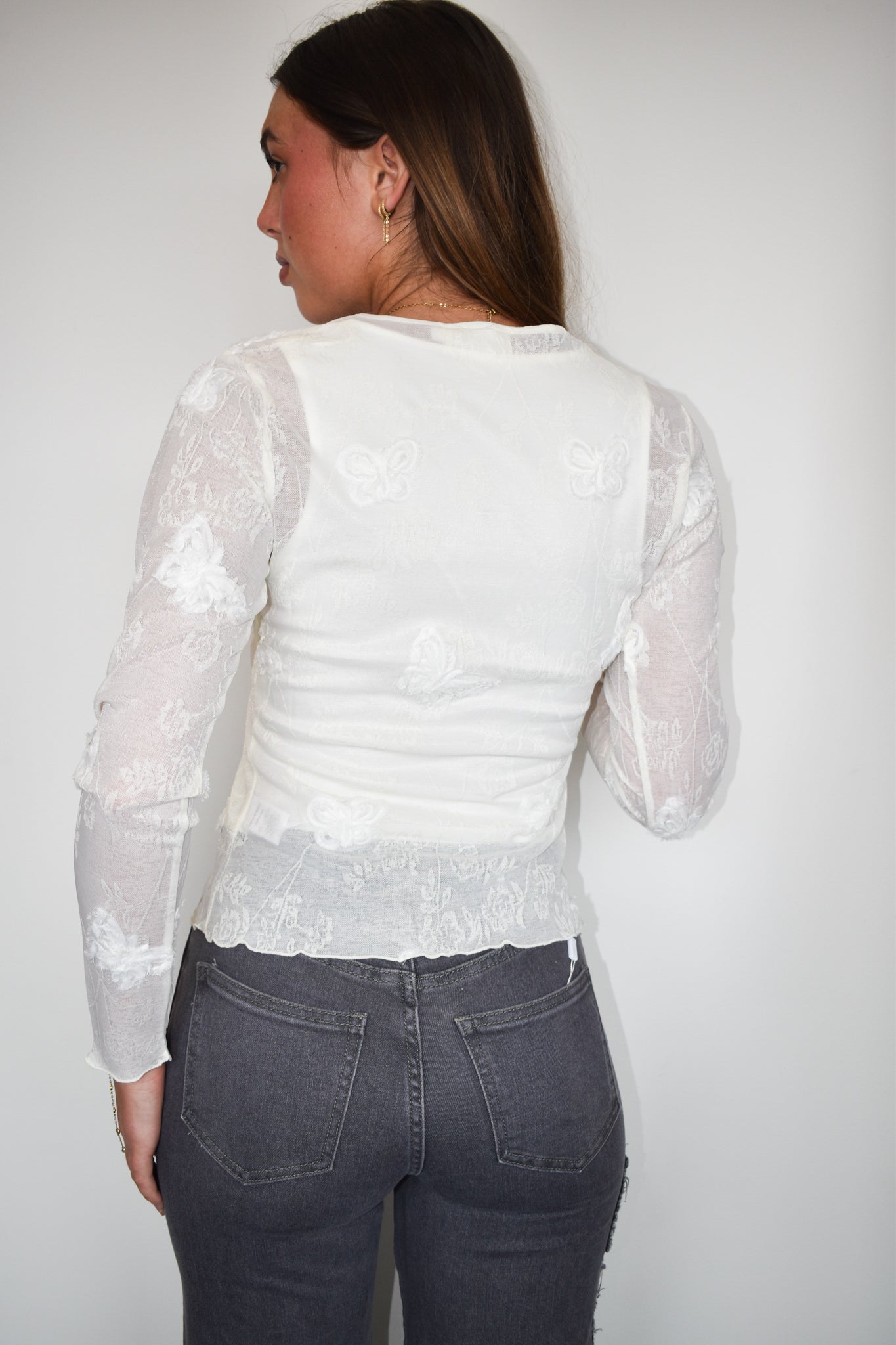 Long Live Sheer Long Sleeve Top-110 - TOPS - LONG SLEEVE-TAELYNN-[option4]-[option5]-[option6]-Leather & Lace Boutique Shop