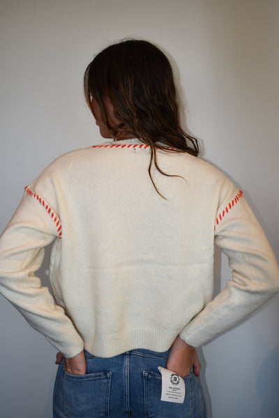 Heart Stitched Sweater