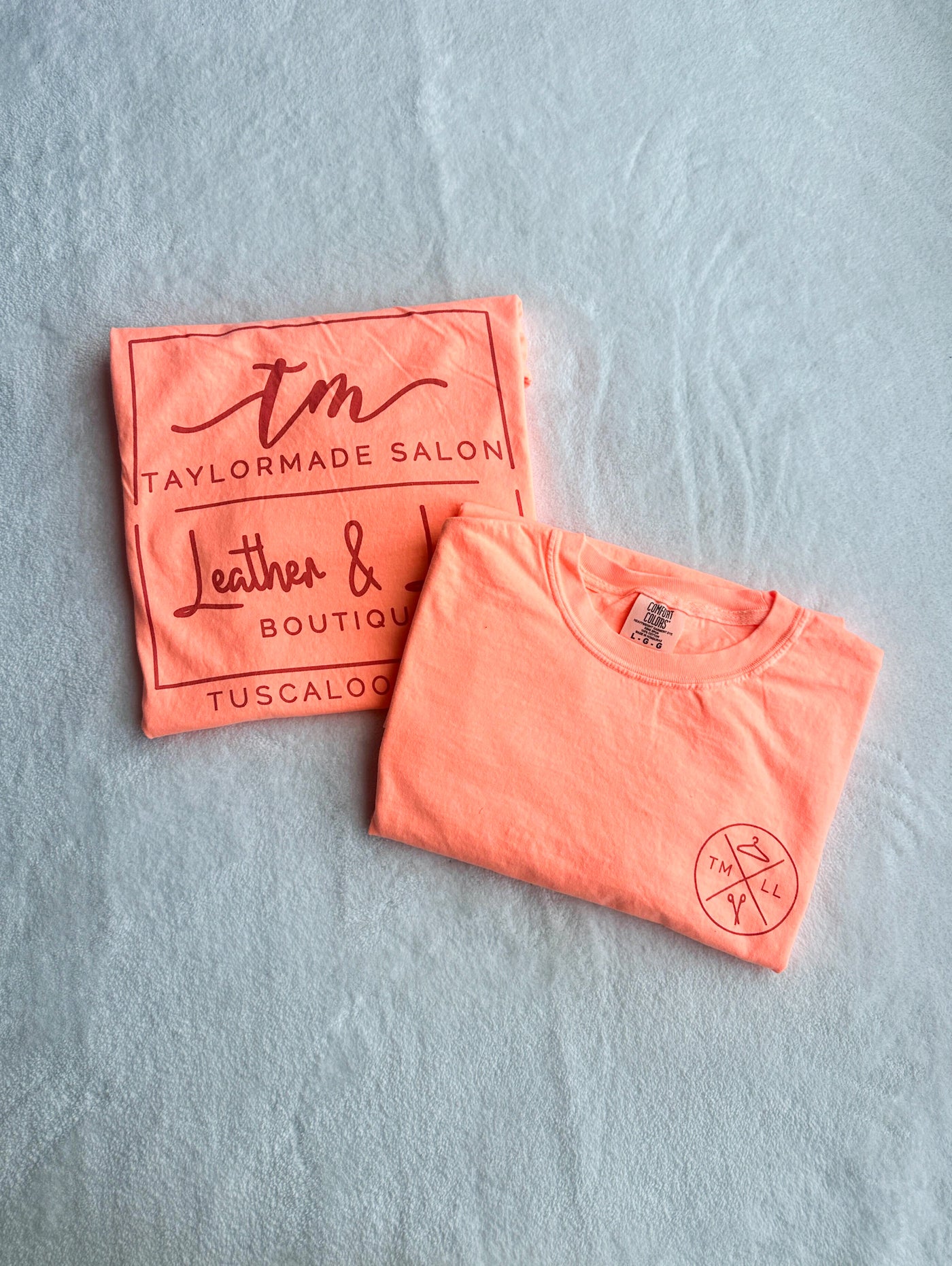 TMLL Comfort Colors- Summer Brights-120 - TOPS - GRAPHIC TEES-LEATHER & LACE-Neon Canteloupe-L-[option4]-[option5]-[option6]-Leather & Lace Boutique Shop