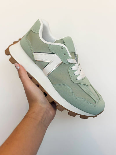 Arizona Platform Sneakers- Sage-180 - SHOES-ARIDER SHOES-[option4]-[option5]-[option6]-Leather & Lace Boutique Shop