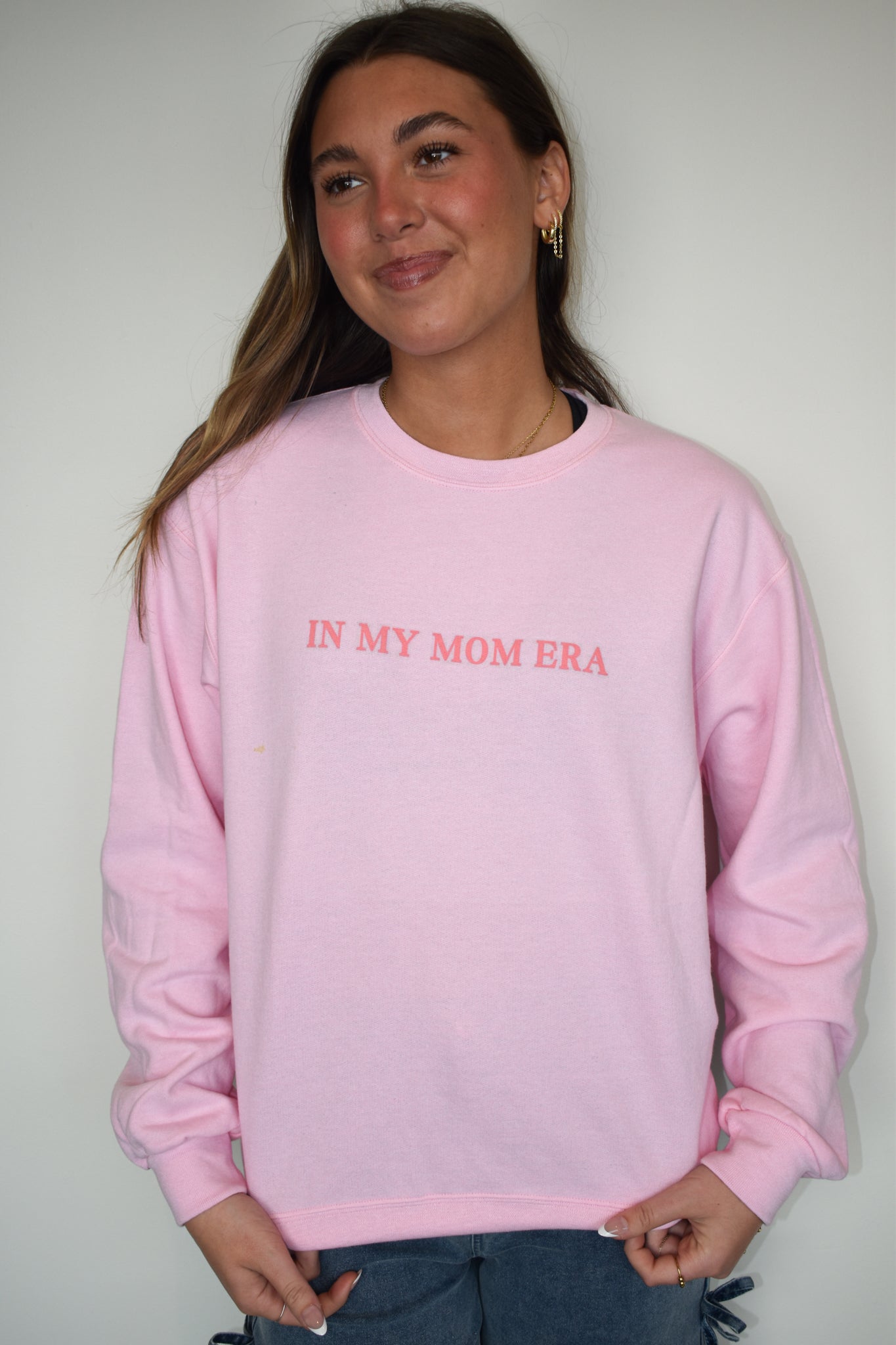 Mom Era Graphic Sweatshirt-135 - DEMAND GRAPHIC-LEATHER & LACE-[option4]-[option5]-[option6]-Leather & Lace Boutique Shop